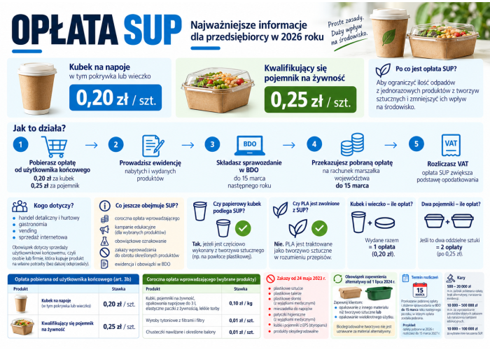 Opłata SUP 2026 – kto płaci, ile wynosi i jak ją rozliczyć?